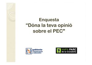 Participación Investigación AMPA Parc Ciutadella