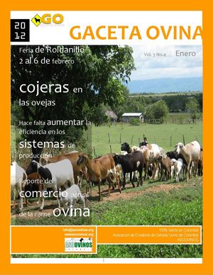 GACETA OVINA enero 2012