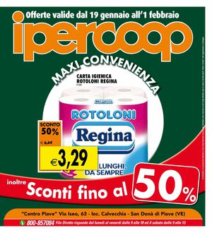 Offerte Ipercoop S.Donà di Piave - 19/1 - 1/2/2012