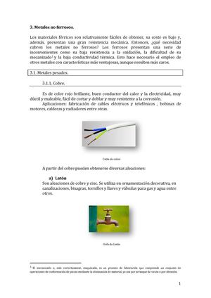 Metales pesados y ligeros