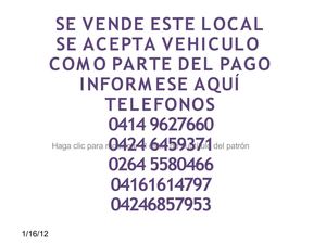 VENTA DE LOCAL
