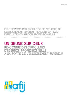 Analyse AFIJ : 1 jeune sur 2 rencontre des difficultés d'insertion professionnelle à sa sortie de l'enseignement supérieur