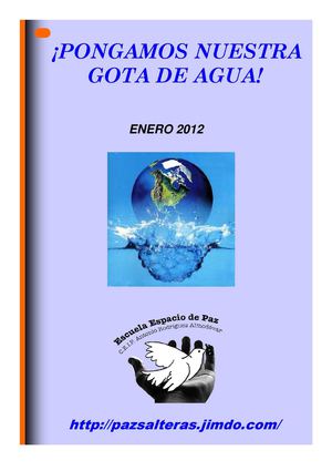 ¡ PONGAMOS NUESTRA GOTA DE AGUA!