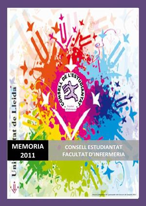 Memoria Consell Infermeria UdL 2011