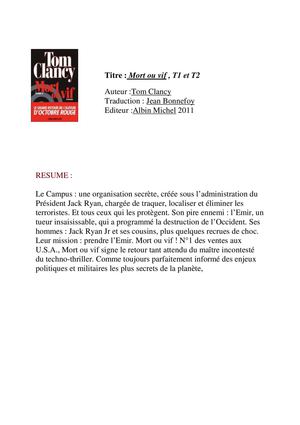 Romans Policiers 01-2012