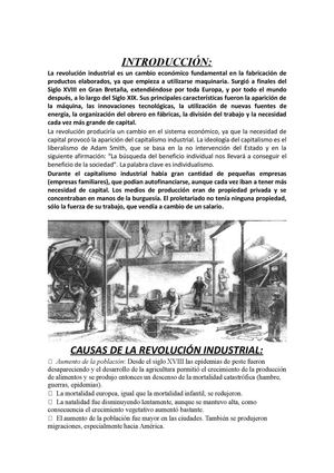 Revolución Industrial - María Verdugo