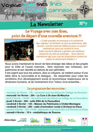 La Newsletter du Voyage en Côte Roannaise - N°7