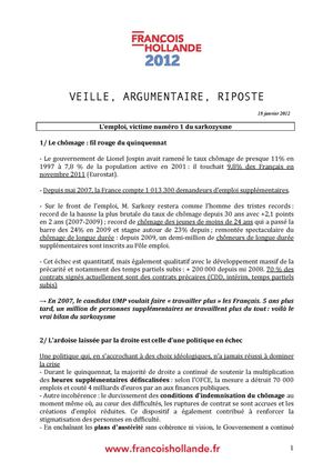 L’emploi, victime numéro 1 du sarkozysme