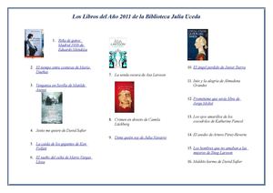 Los Libros del Año 2011 de la Biblioteca Julia Uceda
