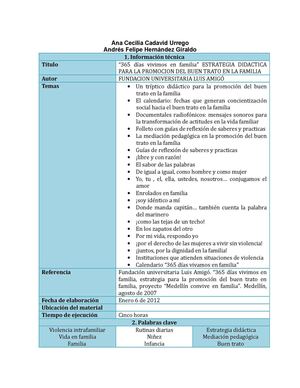 fichas sobre el maltrato infantil