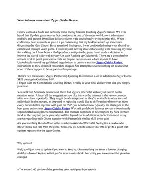 Want to know more about Zygor Guides Review
