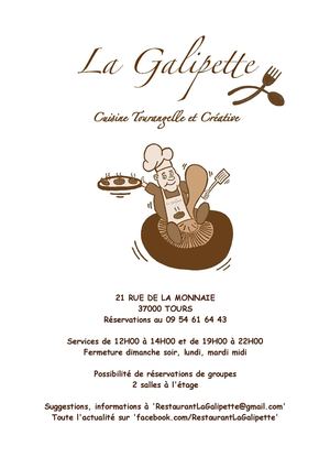 Carte de La Galipette - Hiver 2011