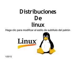 Distribuciones linux
