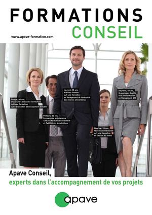 catalogue formation Apave Conseil