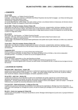 Bilan d'activité 2009 2010 vf