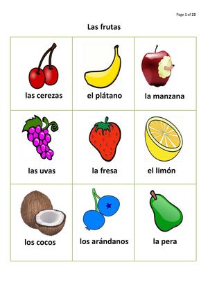 Las Frutas