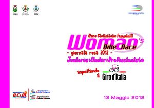 Presentazione Woman'S Bike Race 2012