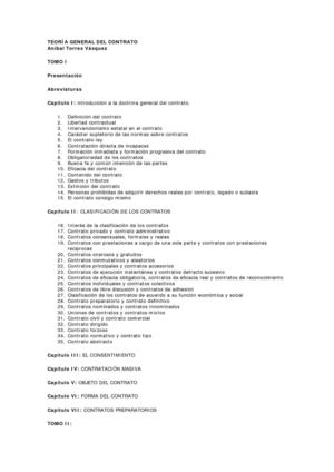 Teoria general del contrato