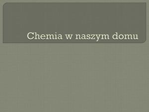 Chemia w naszym domu - Vizir i szef123456789