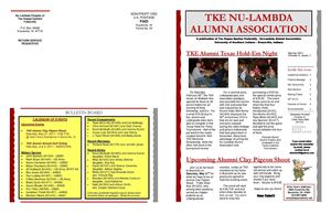 TKE Nu-Lambda Alumni - Spring 2011 Newsletter