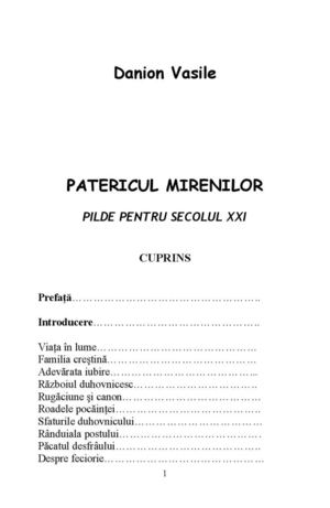 Patericul Mirenilor
