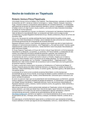 Noche de tradición en Tlapehuala 