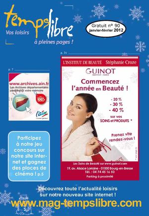 Magazine Temps libre Janvier/Février 2012