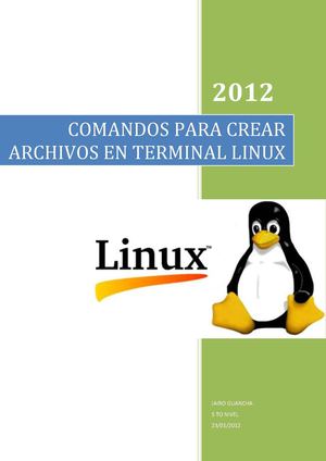 COMANDOS PARA LINUX