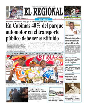 El Regional del Zulia 23-01-2012