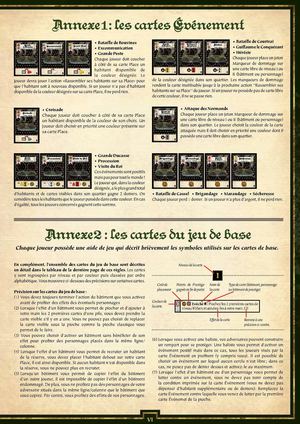Tournay description cartes de base