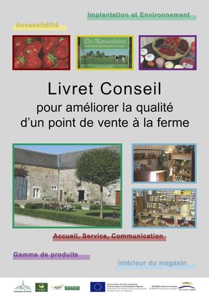Livret conseil pour améliorer la qualité d'un point de vente à la ferme