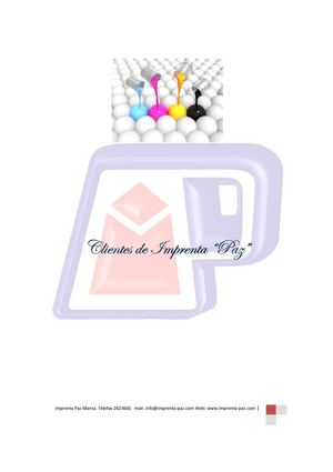Clientes Imprenta Paz - Web