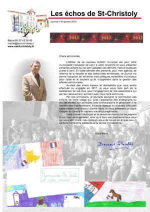 Journal Municipal - janvier 2012
