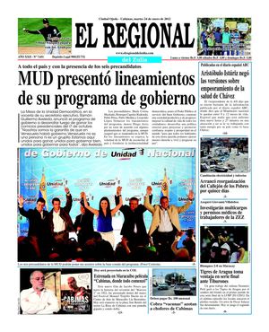 El Regional del Zulia 24-01-2012