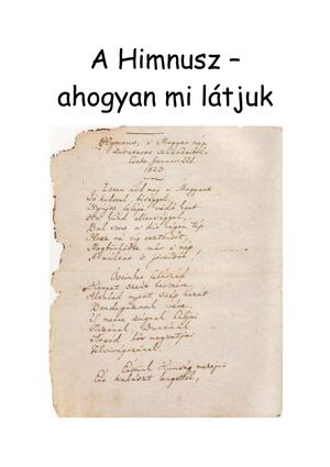 Himnusz - ahogyan mi látjuk