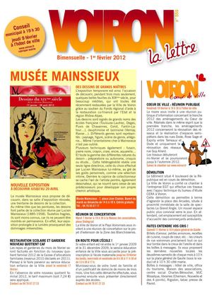 Lettre de Voiron n° 559 du 1er février 2012 (4,3 Mo)