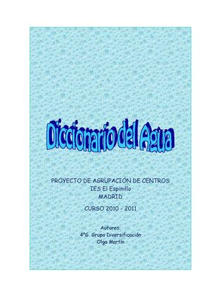 Diccionario del agua
