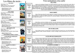 programme cinéma ECFM Canteleu février 2012