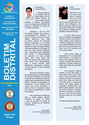 III Boletim Distrital de Interact e Rotaract D.1970
