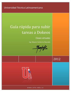 Guía para subir tareas en Dokeos