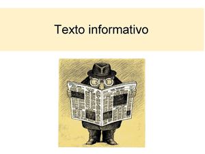 Presentación textos informativos