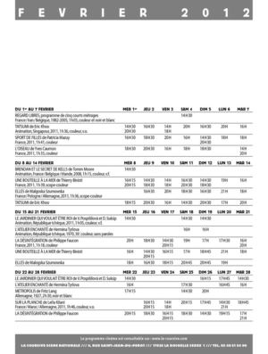 Grille horaires