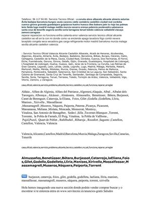 AMANA Valencia Servicio Tecnico Oficial 96 117 94 85