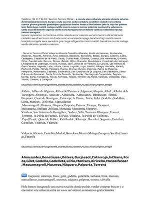 BERETTA Valencia Servicio Tecnico Oficial 96 117 94 85