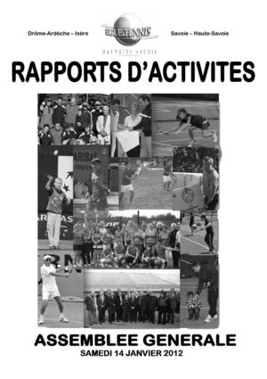 Rapport d'activités