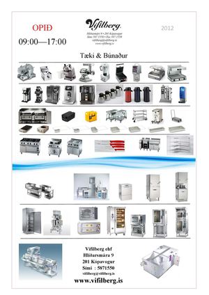 Vífilberg ehf - Vörulisti