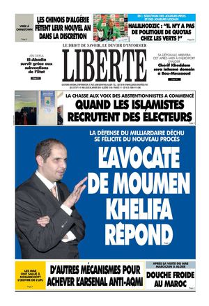Liberte du 26 Janvier 2012