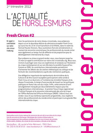 HorsLesMurs feuille d'actualité janvier 2012