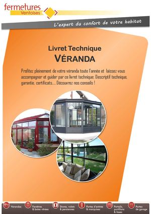 Livret technique Véranda