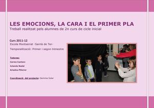 Programació: les emocions, la cara i el primer pla